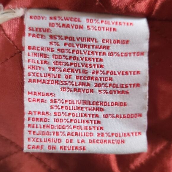 NFL San Francisco 49ers Wool Varsity Jacket XL - Picture 5 of 6